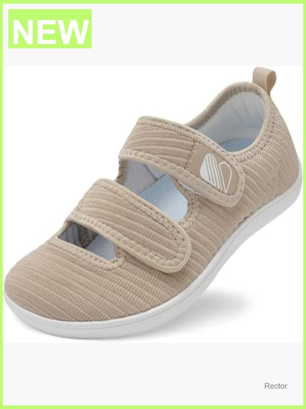 Women's Walking Shoes Wide Width Adjustable Barefoot Sneakers Breathable Zero